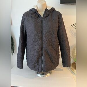 Disney women’s black Quilted Puffer Jacket